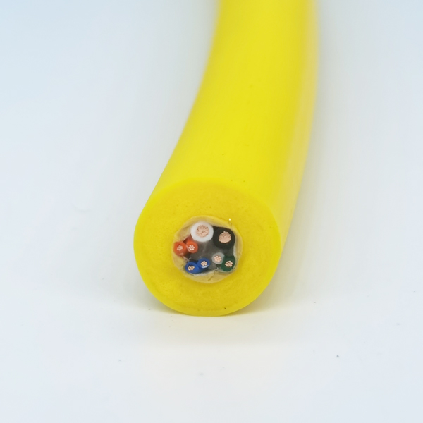 2X0.5mm2 + 3x2x26AWG (Double Sheath ) Neutrally Buoyant Hybrid Communication cable