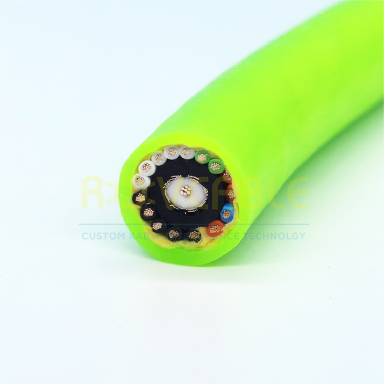Multicore Coaxial Pipeline Inspection Cable Robot control Cable