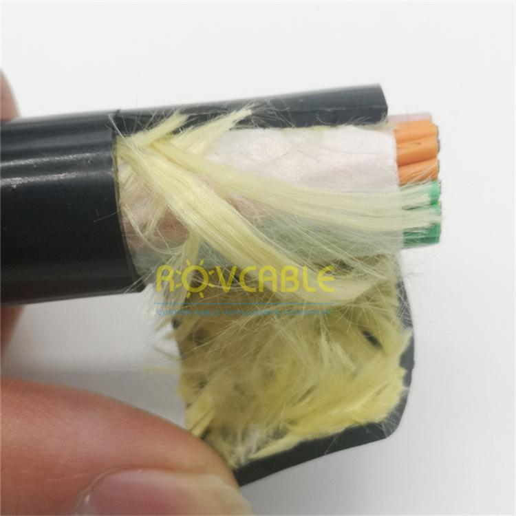 High Flexible 24 cores Underwater Watertight Hybrid cable 